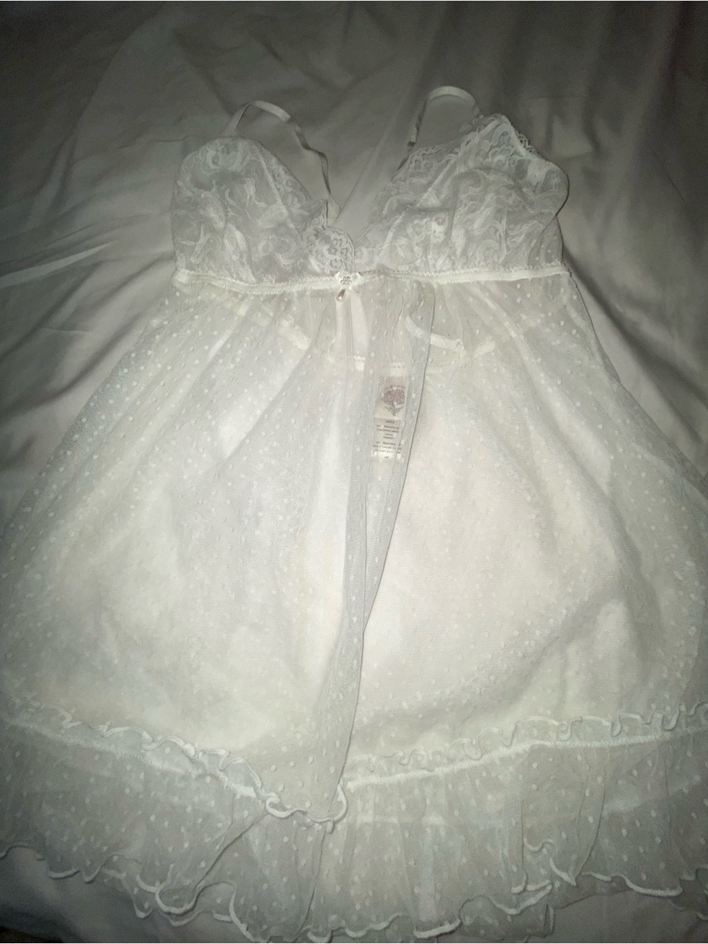 In bloom by jonquil White Lace lingerie small